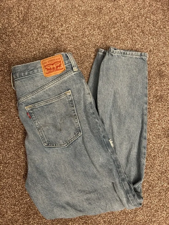 Levi's Light Blue Vintage Straight-Leg Jeans - Picture 2 of 2